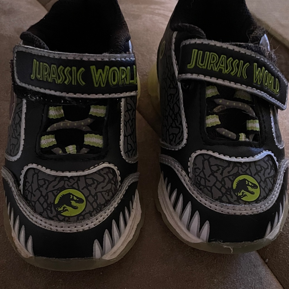 Kids Sneakers - Black and Green